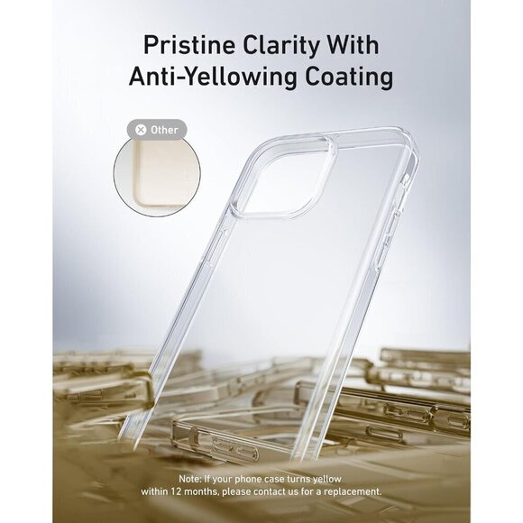 iPhone 15 Pro Max Case, Military-Grade Shockproof Protection, Phone Case Clear - Picture 2 of 6